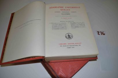 null QUILLET 



Géographie universelle illustrée. 2 vol. in-4 reliés. Paris Quillet...