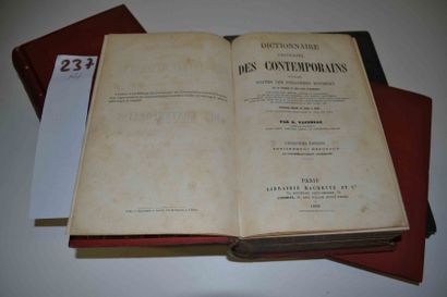 null VAPEREAU 

Dictionnaire universel des contemporains. 1 vol. in-8 relié. Paris...