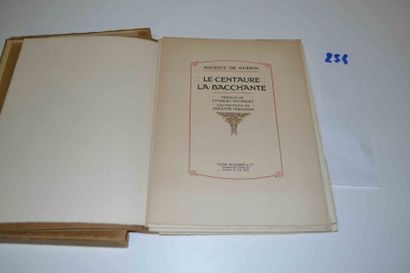 null GUERIN (Maurice de) 

Le centaure – La bacchante. Ill. de A. Giraldon. 1 vol....