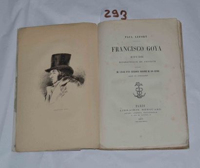 null LEFORT (Paul)

Goya

Paris Librairie Renouard, 1949
