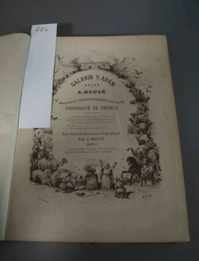 null [ADAM] HOUZE (A.)

Atlas universel historique et géographique. 1 vol. in-folio

percaline....