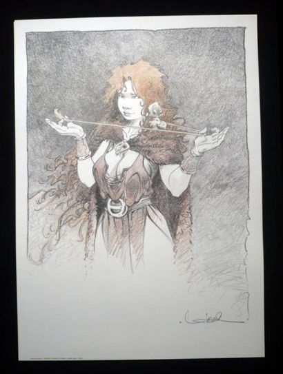 LOISEL Belle affiche éditée en 1999 par Granit sur papier épais représentant Pelisse...