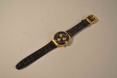 null GOLDFINGER 

Montre Swatch 007 métal bracelet cuir

Modelèe d'exposition, non...