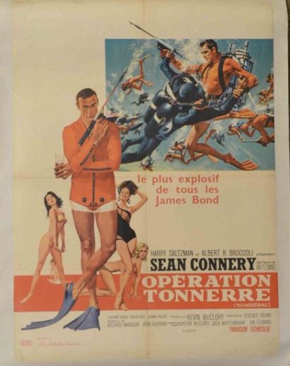 null OPERATION TONNERRE / THUNDERBALL

Affiche originale entoilée française, 1965

85...