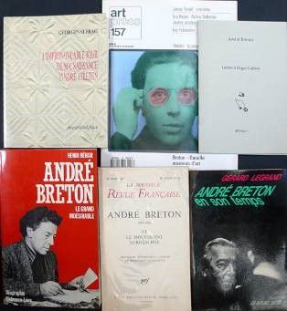 null Sept ouvrages d'André Breton: La Nouvelle Revue française n° 172, 1e avril 1967....