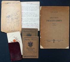 null Cinq ouvrages de Max Jacob: - Les Cahiers de Max Jacob n° 2, 1952. Lettres imaginaires,...