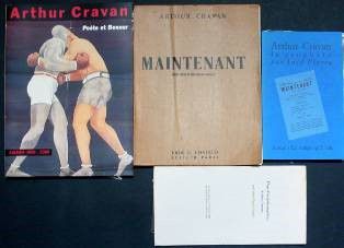 null Quatre ouvrages d'Arthur Cravan, poète et boxeur: - Maintenant, textes présentés...