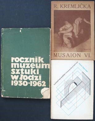 null Trois ouvrages d'art Polonais et Tchèque: - Rocznik / Museum Sztuki W Lodzi...