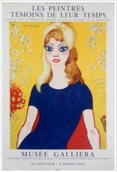 Kees Van Dongen Kees van Dongen (d'après)

"Brigitte Bardot" Affiche "Les peintres...