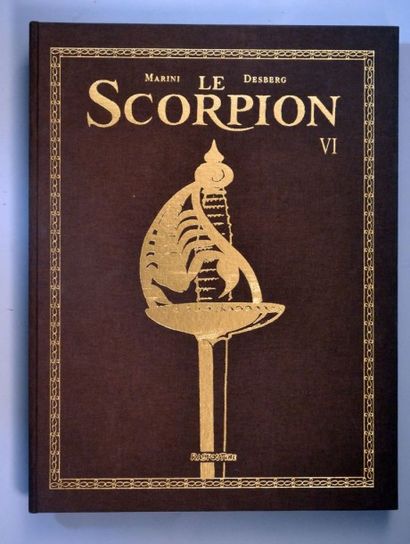 MARINI Le scorpion Tirage de tête du tome 6 édité par Raspoutine, numéroté et signé...