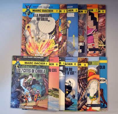 PAAPE Marc Dacier 11 volumes de la seconde série (2 à 13 sf 4) Editions originales...