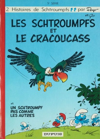 PEYO Les schtroumpfs et le cracoucass Edition originale Très bel état