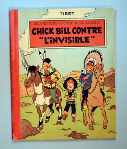 TIBET Chick Bill Contre l'invisible Edition originale en très bel état (point tintin...