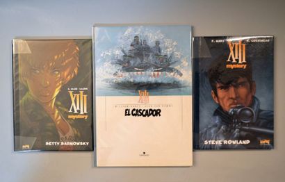 null XIII Ensemble de trois tirages de têtes: El Cascador édité par Dargaud numéroté...