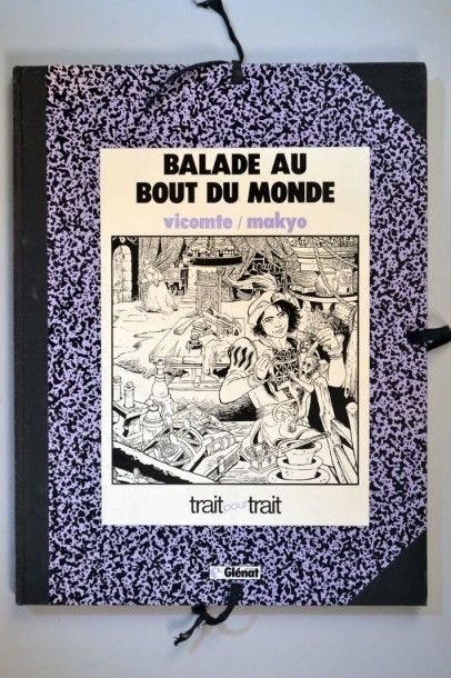VICOMTE Tirage de tête de l'album La ballade au bout du monde tome 3 numéroté et...
