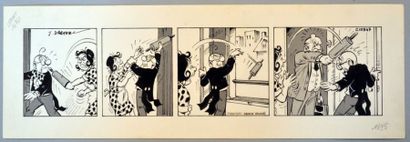 DARTHEL Professeur Nimbus 10 strips à l'encre de chine du célèbre professeur. Darthel...