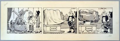 DARTHEL Professeur Nimbus 10 strips à l'encre de chine du célèbre professeur. Darthel...
