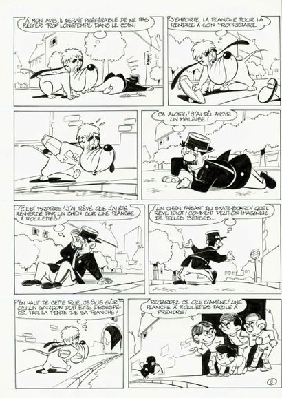 GEN CLO Planche 5 du récit Droopy et le skate board publié dans Tom et Jerry 36 de...