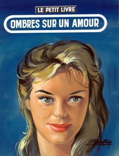 GOURDON Michel Couverture du roman sentimental Ombres sur un Amour, Petit Livre n°...