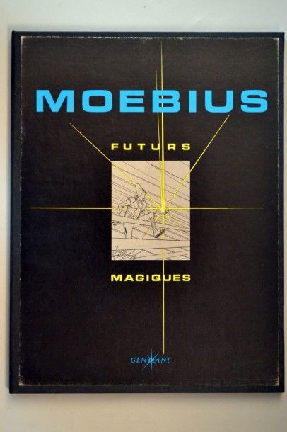MOEBIUS Portfolio Futurs Magiques édité par Gentiane, numéroté et signé à 1500 e...