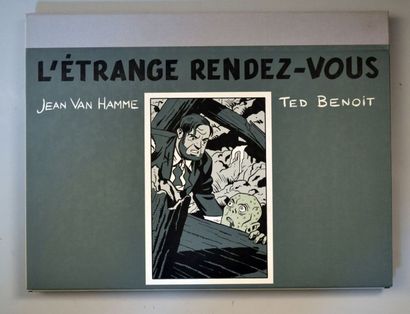 TED BENOIT Blake et Mortimer Portfolio L'étrange Rendez--?vous, numéroté et signé...