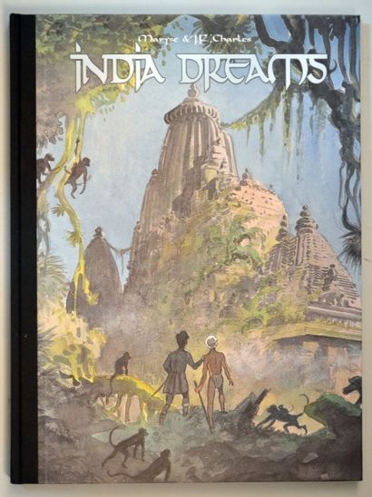 CHARLES India Dreams Tirage de tête de l'album D'un monde à l'autre, édité par BD'Empher,...