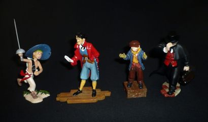 LOISEL Quatre figurines éditées par Attakus, tirage limité à 999 exemplaires (Peter...