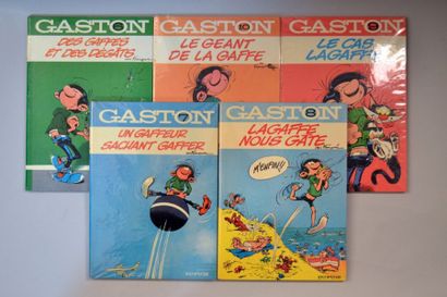 FRANQUIN Gaston Les tomes 6 à 10 en réédition dos rond Très beaux exemplaires
