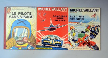 GRATON Michel Vaillant Les tomes 13 et 14 en édition originale en bel état On y joint...