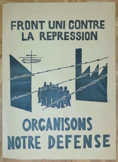 null Anonyme

"Front uni contre la répression"

Affiche de Mai 68

Y. Meyer imprimeur...