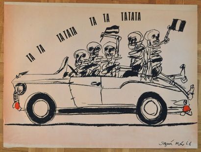 null Antonio Séguy 

Sans Titre (Voitures et squelettes)

Affiche de Mai 68

50x65...