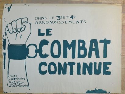 null Comité d'initiative pour un mouvement révolutionnaire

"Le combat continue"

Affiche...
