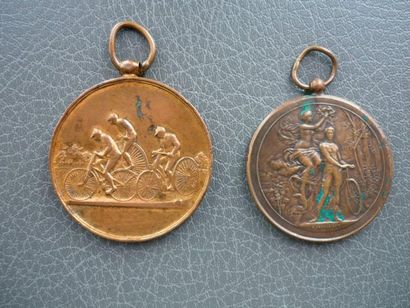 1892-1900. Deux médailles non attribuées,...