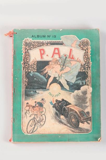 null 1913. Cyclisme et automobile. Catalogue-album P.A.L. 1913-14, n°13. La providence...