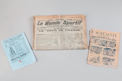 null 1903, 14 numéros. «Le Monde Sportif» du 1er (mercredi) au 13 juillet, plus le...
