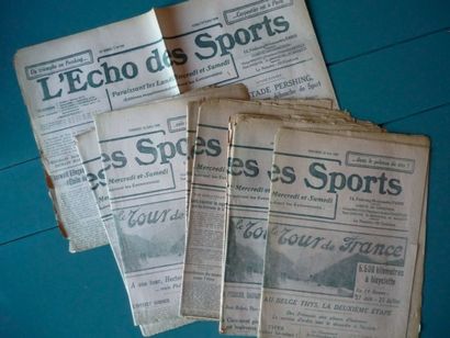 null 1919. «L'Echo des Sports» (rose). 13 numéros (10, 12, 14, 16, 17, 22, 23, 24,...