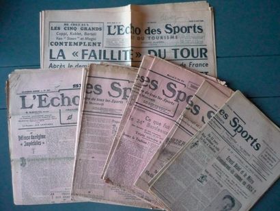 null 1911-1950. «L'Echo des Sports» (7 numéros) parle du Tour autrement: 12/7/11,...