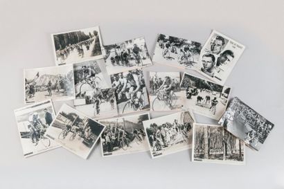 null 1938 et 1952. Ensemble de 17 photos de presse:a) 1938, 9 superbes photos (14,5...