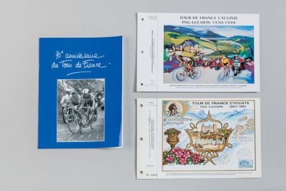 null 1993-1998. Trois pièces: a) fascicules du 90è anniversaire, avec cahier de +...