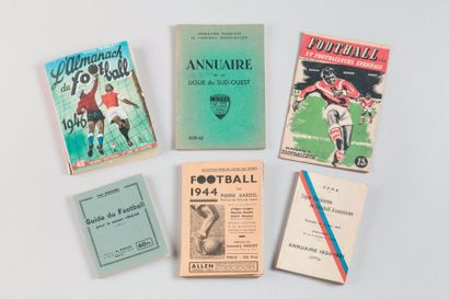 null 1920-1948. Six fascicules rares: a) Annuaire 1920-21 de la Ligue Parisienne...
