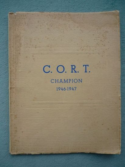 null 1946-47. Livre d'or du Club Olympique de Roubaix-Tourcoing (CORT), champion...