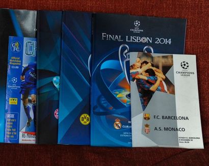 null LIGUE DES CHAMPIONS. Programmes (4). Finales de 2004 à 2014: 2004 (Porto-Monaco;...