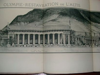 null 1889. OLYMPIE. Livre: La restauration d'Olympie: l'histoire, les monuments,...
