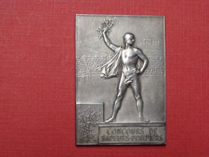 null Plaquette en argent (6 x 4 cm). Exposition Universelle Internationale de 1900,...