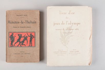 null 1920. Deux livres, deux curiosités: a) Ménétes-le-Thébain, par Maurice Huet....