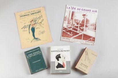 null 1909-1940. 5 pièces dont deux revues (Journal Amusant, rare, et Vie au Grand...