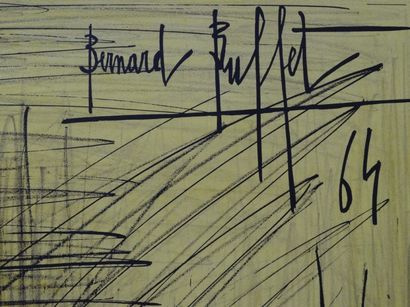 Bernard BUFFET (French 1928 - 1999) (After) Le pain et la vie, 1964 Lithographie...