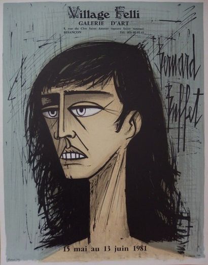 Bernard BUFFET (French 1928 - 1999) (After) Annabel, 1980 Lithographie mise sur pierre...