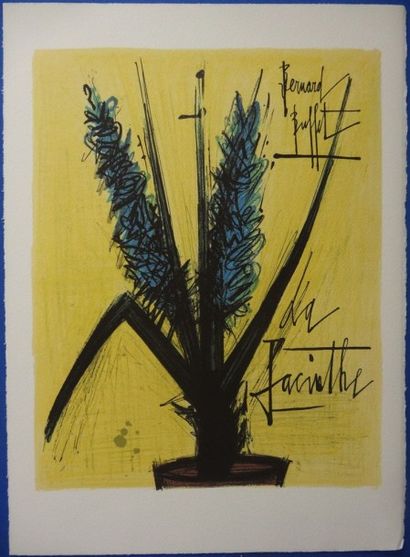 Bernard BUFFET (French 1928 - 1999) (After) L'herbier - la Jacinthe Lithographie...