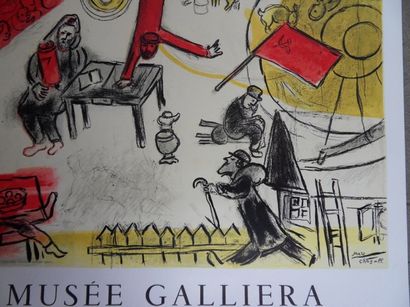 Marc CHAGALL (Russia 1887-France 1985) (After) "The Circus - Revolution), Lithographic...